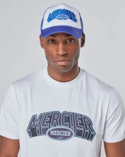 Purple White Mercier Court Foam Trucker