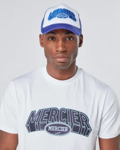 Purple White Mercier Court Foam Trucker
