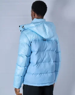 Sky Blue OG badge Panelled Jacket