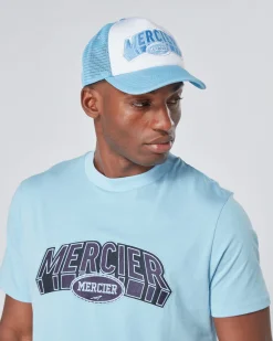 Sky White Court Foam Trucker