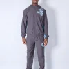 Slate Flint Contrast Badge Pant