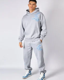 Smoke Grey Denim OG Badge Joggers