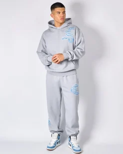 Smoke Grey Denim OG Badge Joggers