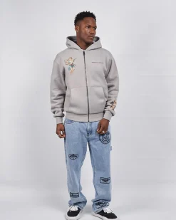 Steel Angelo Product Of Mercier Zip Hoodie