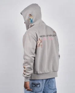 Steel Angelo Product Of Mercier Zip Hoodie
