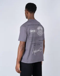 Steel White Caruso Relaxed Tshirt