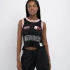 Womens Black Crawford Basketball Vest