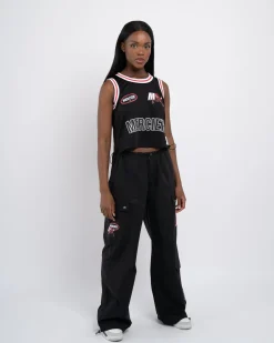 Womens Black Crawford Basketball Vest