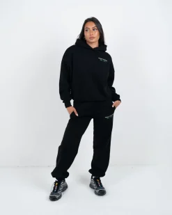Womens Black Green Product Of Mercier Joggers