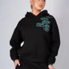Womens Black Tiffany OG Badge Hoodie