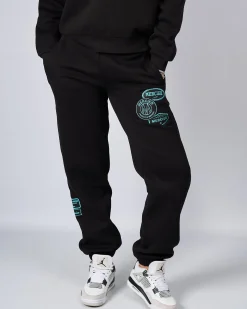Womens Black Tiffany OG Badge Joggers