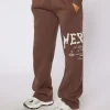 Womens Brown City Dreams Joggers