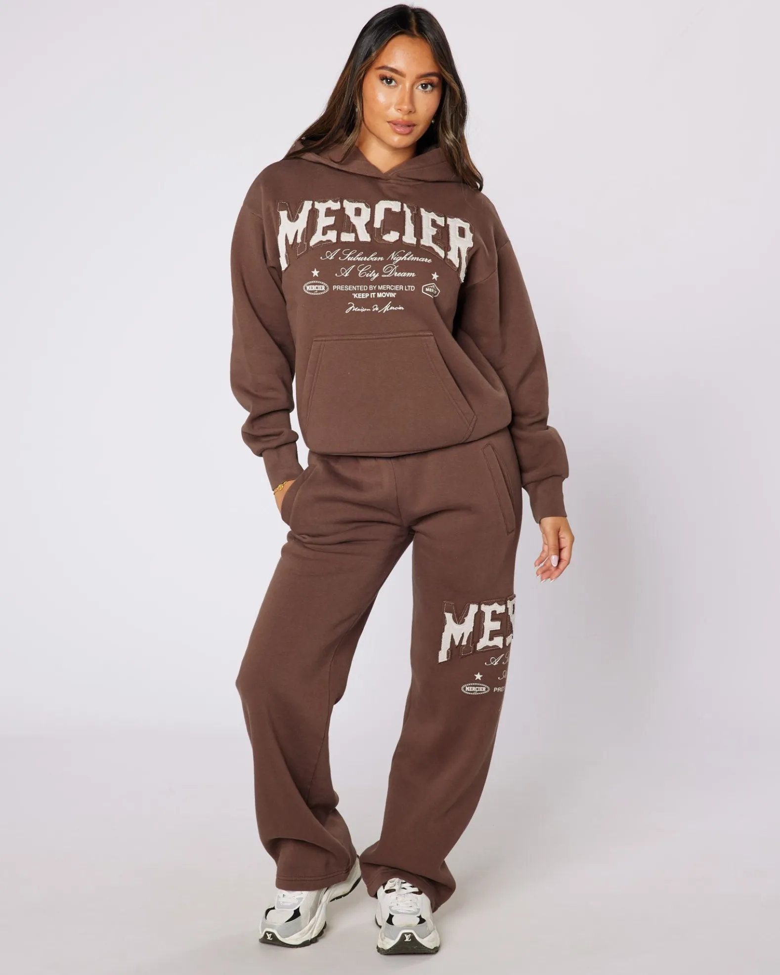 Womens Brown City Dreams Joggers