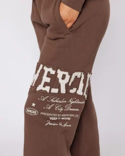 Womens Brown City Dreams Joggers