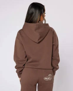 Womens Brown City Dreams Hoodie