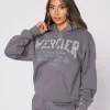Womens Charcoal Grey City Dreams Hoodie
