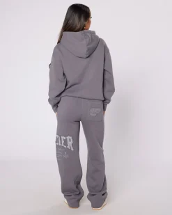 Womens Charcoal Grey City Dreams Hoodie