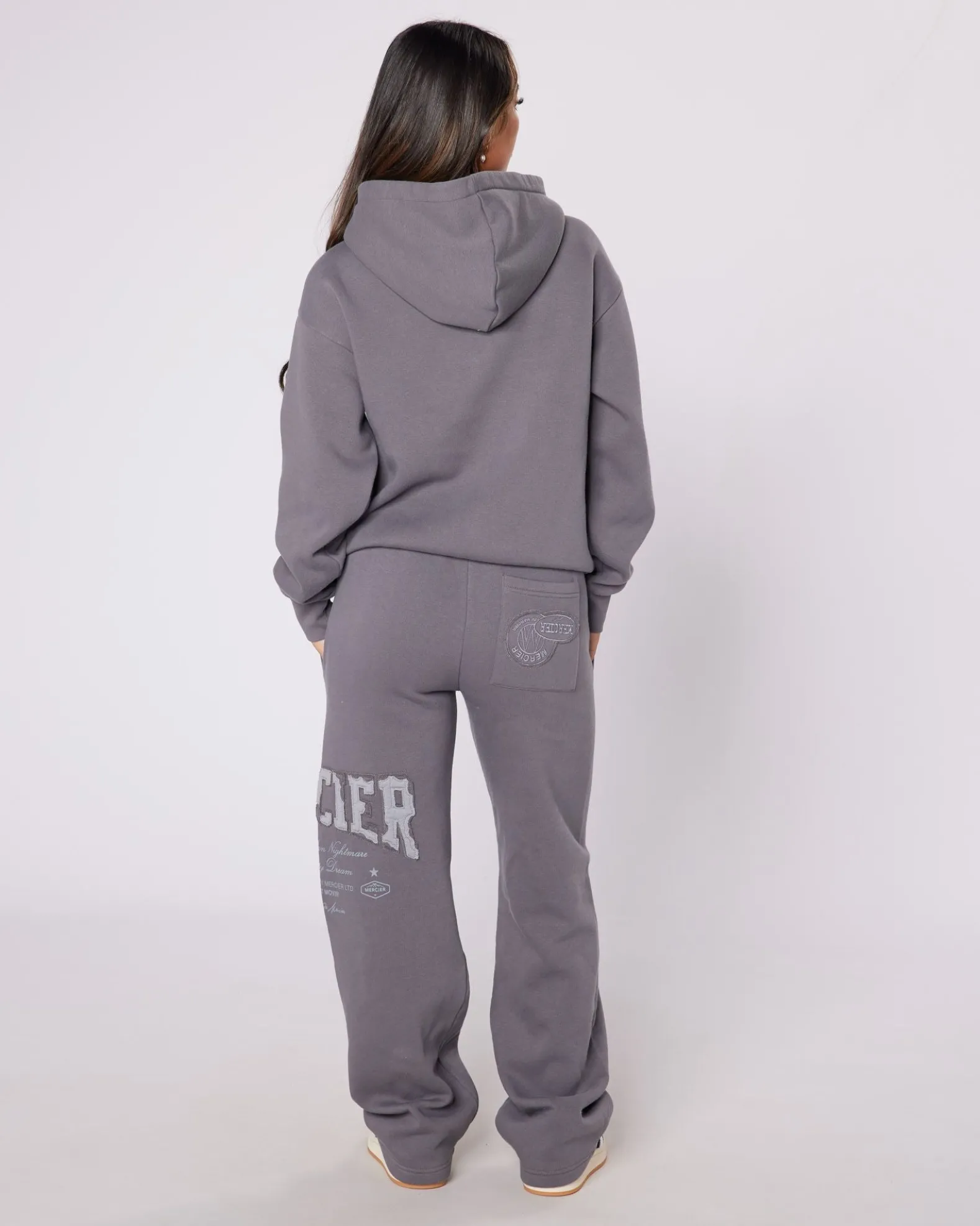 Womens Charcoal Grey City Dreams Hoodie