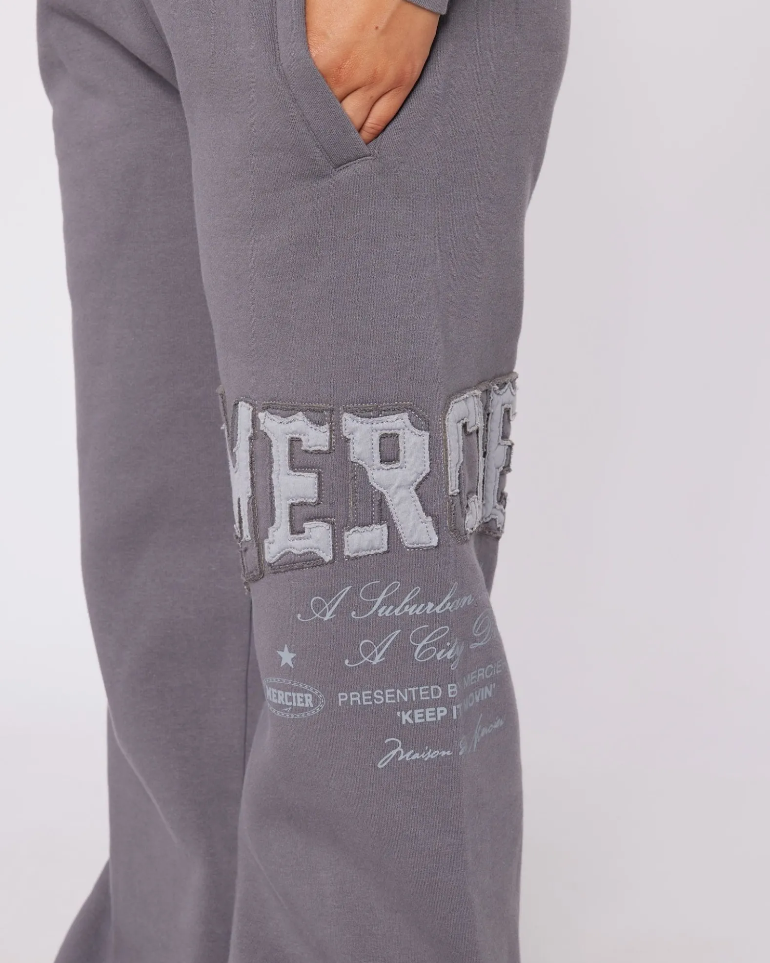 Womens Charcoal Grey City Dreams Joggers