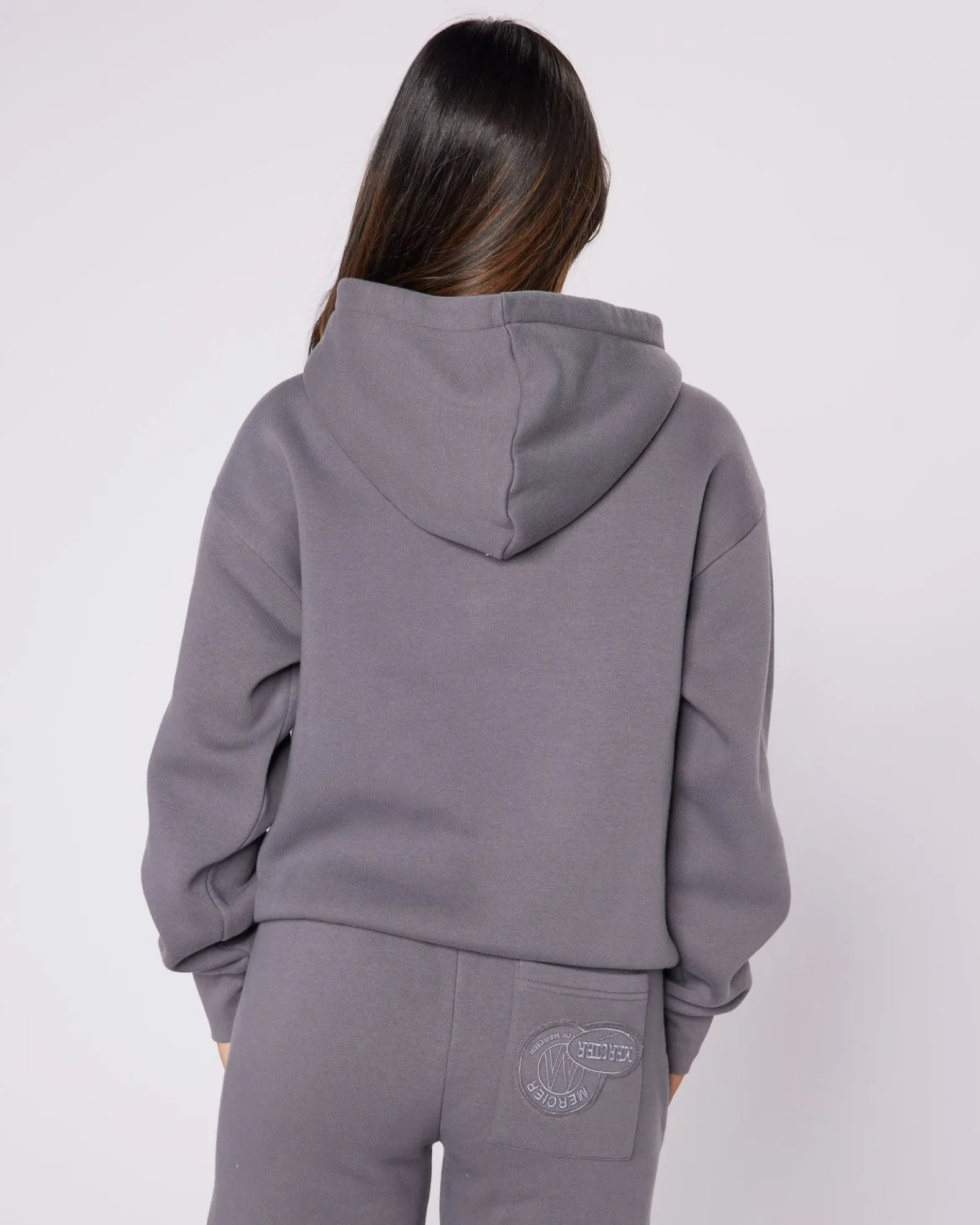 Womens Charcoal Grey City Dreams Hoodie