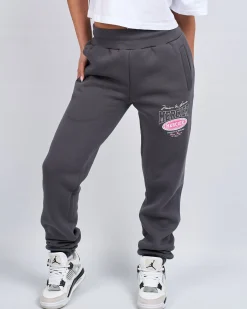Womens Charcoal Pink Multi Tour Joggers