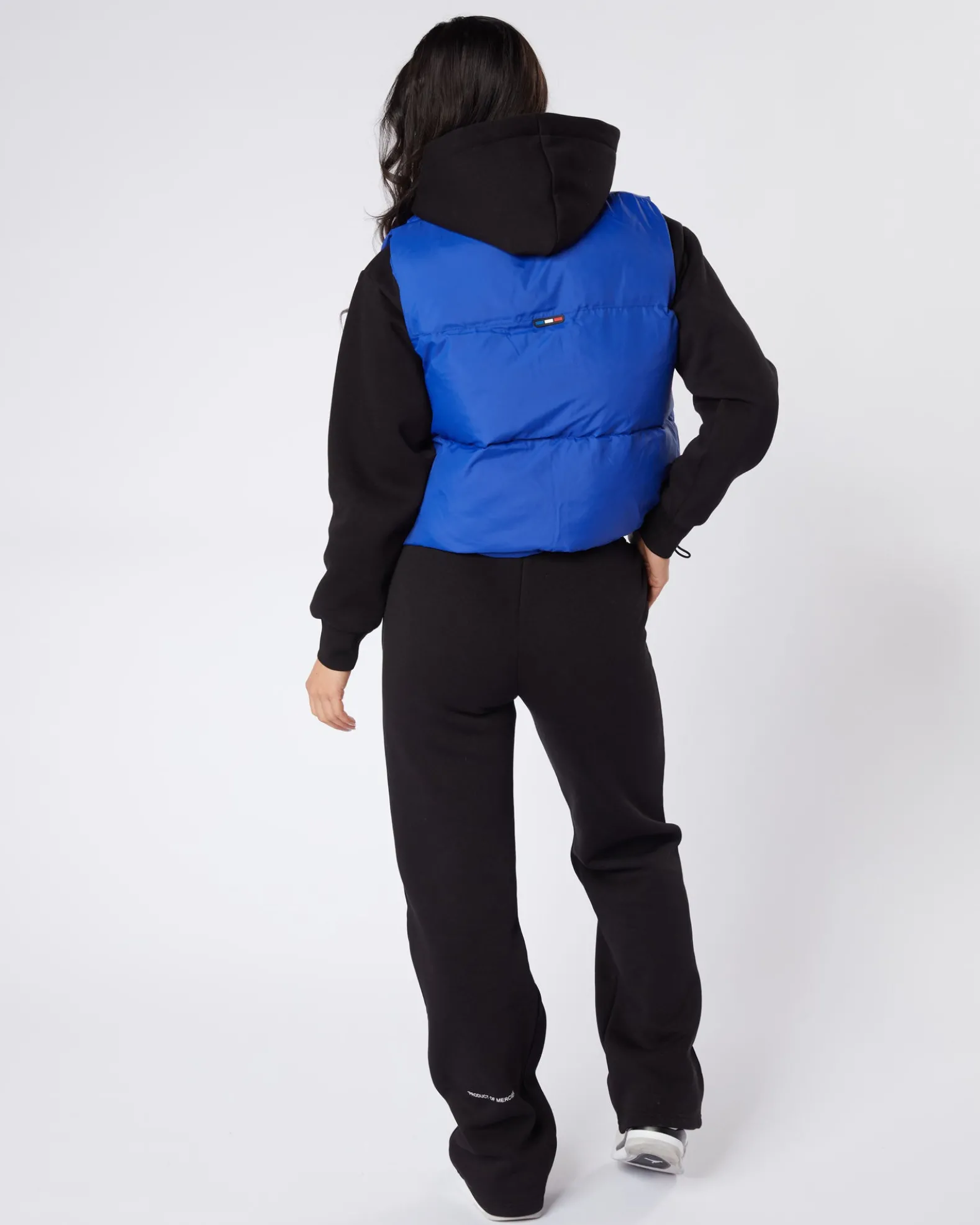Womens Cobalt Tonal Badge Gilet