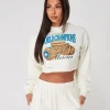 Womens Coconut Mercier Champions Crop