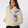 Womens Cord Beige OG Badge Jacket