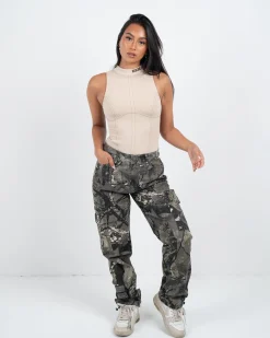 Womens Ecru Maison Stitch Bodysuit