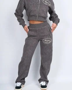 Womens Grey Round Up Straight Leg Joggers