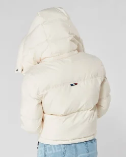 Womens Mercier Almond OG Cropped Puffer Jacket