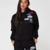 Womens Mercier OG Badge Hoodie Black