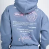 Womens Moonlight Blue Caruso Hoodie