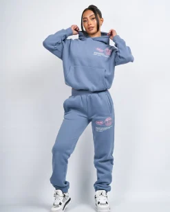 Womens Moonlight Blue Caruso Hoodie