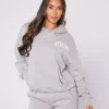 Womens Pebble Grey Origins Hoodie