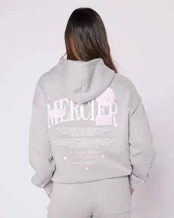 Womens Pebble Grey Origins Hoodie
