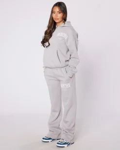 Womens Pebble Grey Origins Hoodie