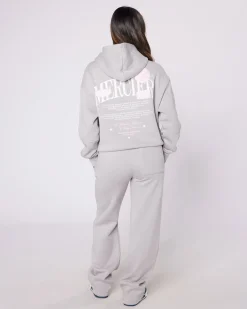Womens Pebble Grey Origins Hoodie