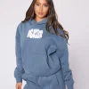 Womens Petrol Bubble Hoodie