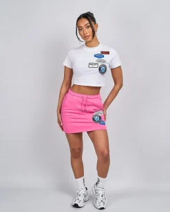 Womens Strawberry Moon OG Badge Mini Skirt