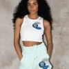 Womens White Mercier OG Badge Vest