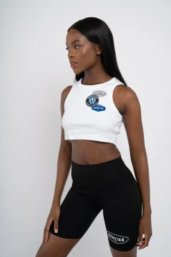 Womens White Mercier OG Badge Vest